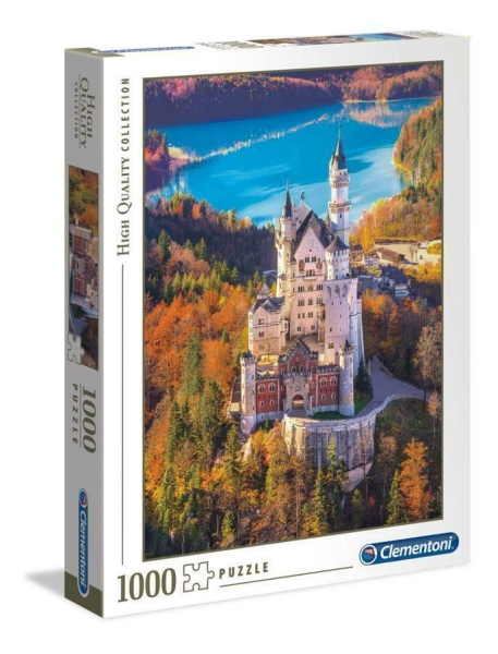 Clementoni Puzzle 1000 Teile Neuschwarnstein Maße ca. 69 x 50 cm